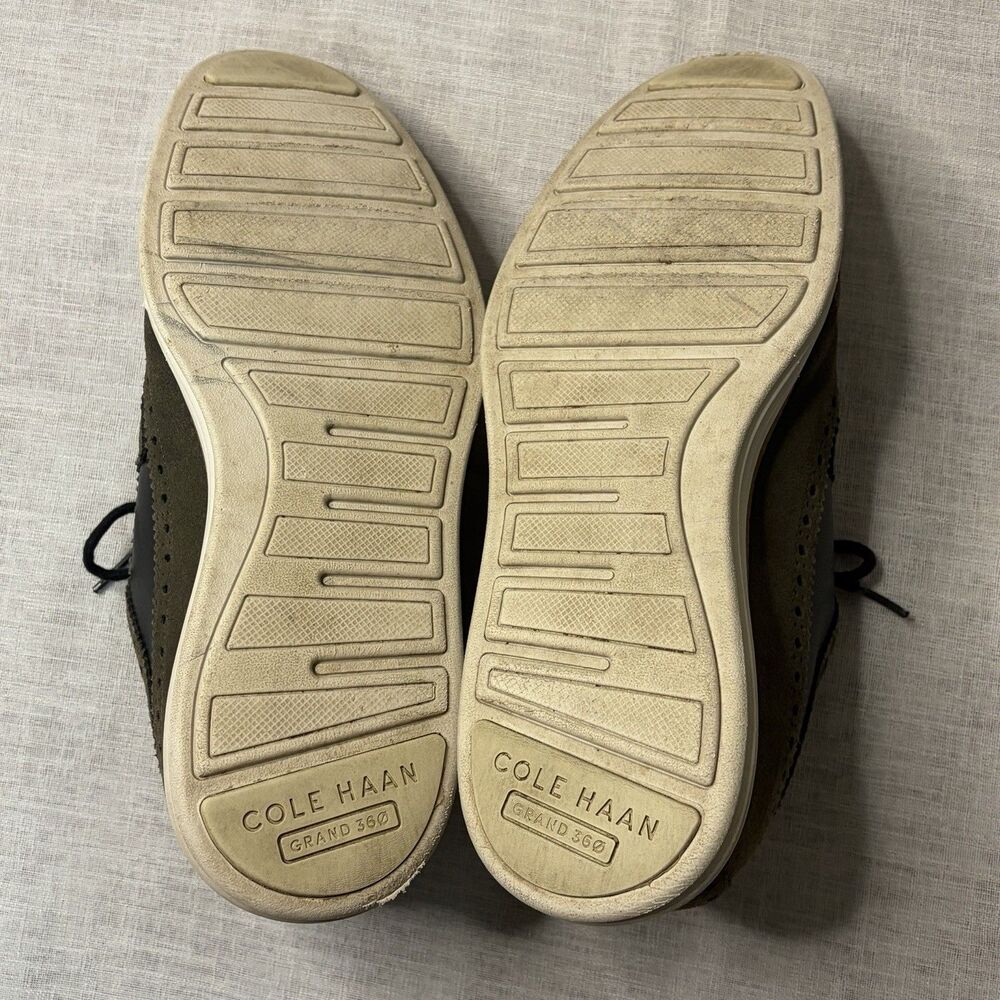 Cole Haan OriginalGrand Men's Wingtip Oxford Suede 9.5M Dress Comfort Shoes - Picture 3 of 11